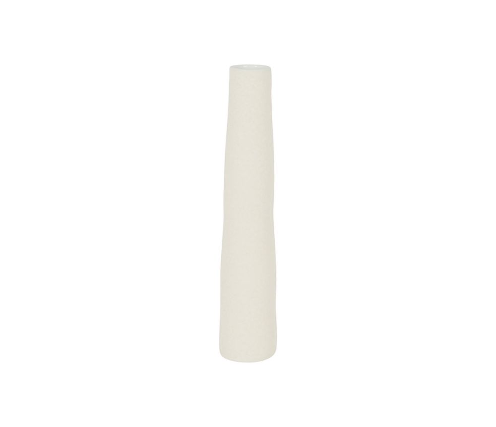Vase Bamae Blanc Granite en Faïence