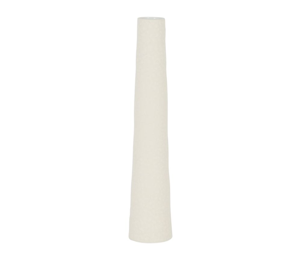 Vase Bamae Blanc Granite en Faïence