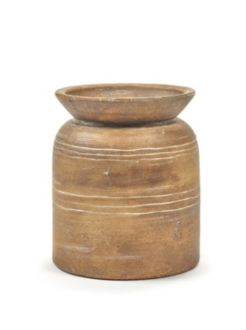 Vase - marron rustique