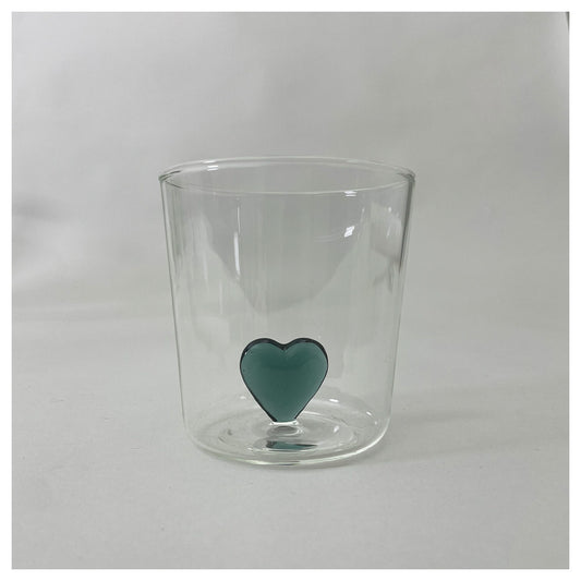Verre Cœur - Bazardeluxe