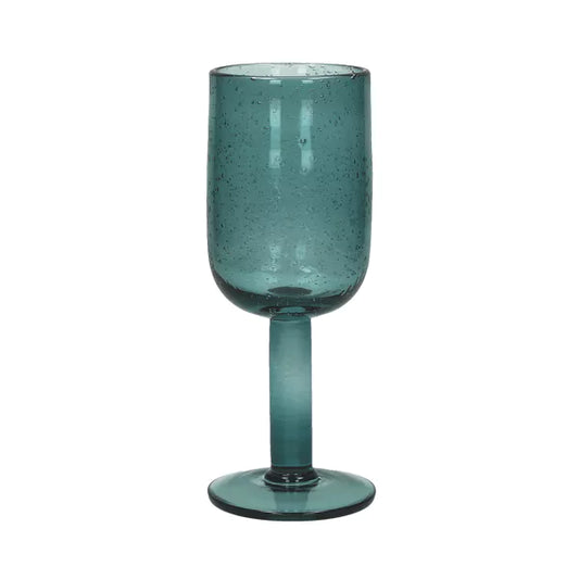 Verre à vin - VICTORIA - DIA 7 x H 18,5 cm - aqua