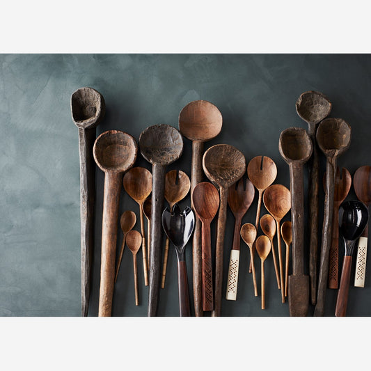Cuillère décorative en bois recyclé